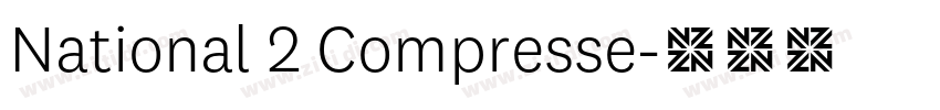 National 2 Compresse字体转换